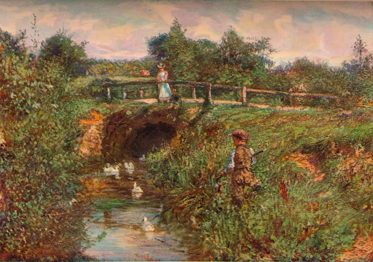 De Vissen Verstoren, ca. 1901 door James Charles
