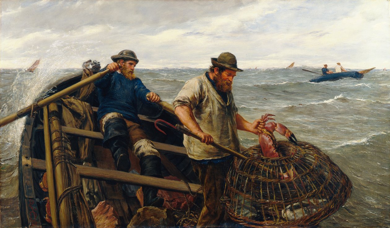 Krabvissers door James Clarke Hook