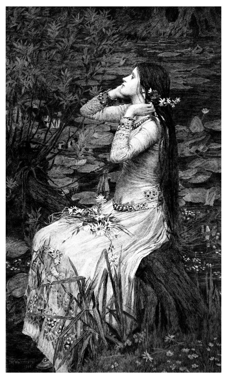 Ophelia, 1895 door James Dobie