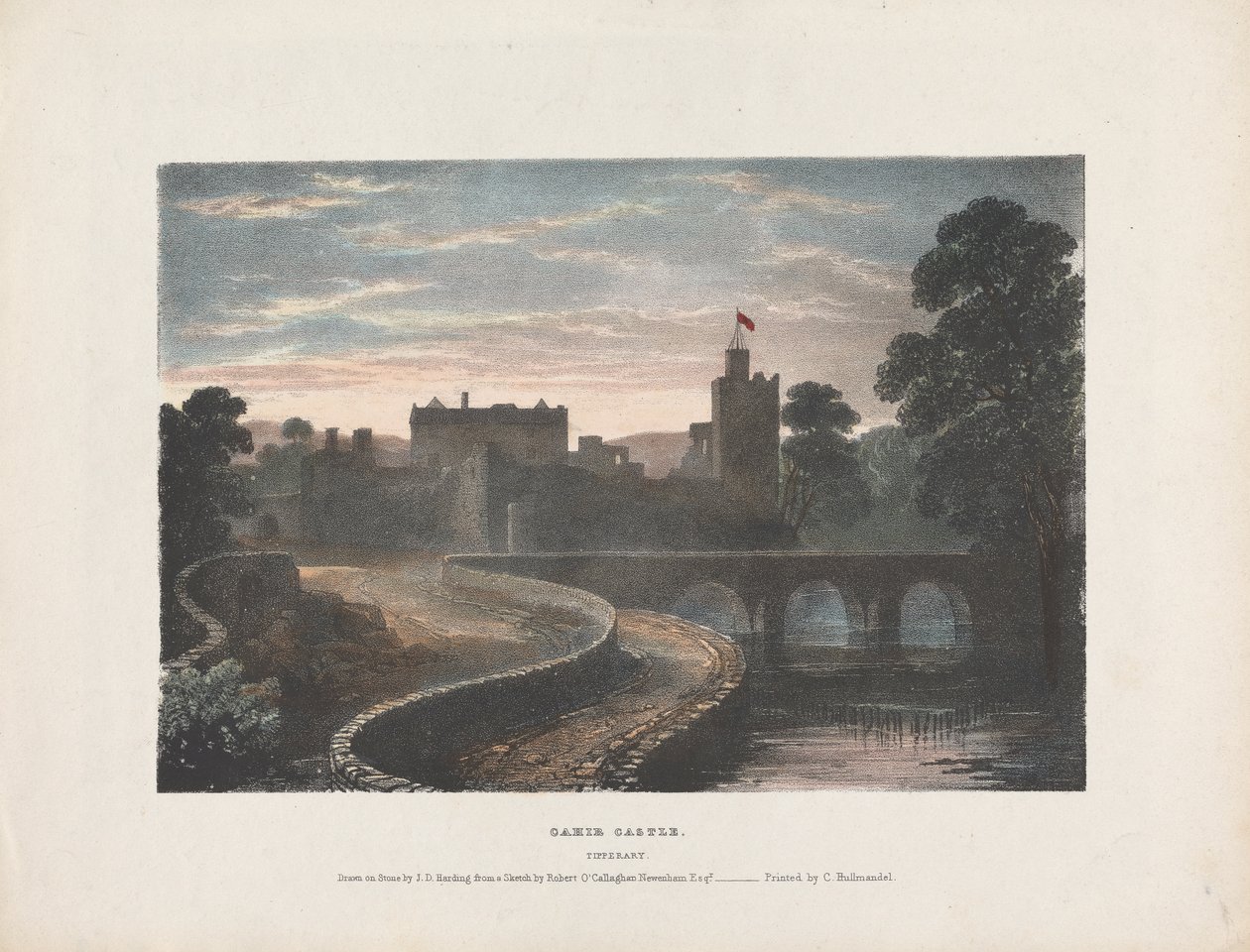 Cahir Kasteel door James Duffield Harding