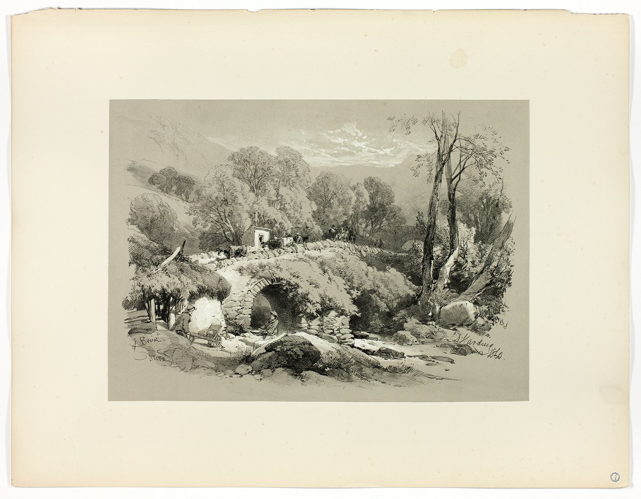 South Brent, Devon, uit Pittoreske Selecties door James Duffield Harding