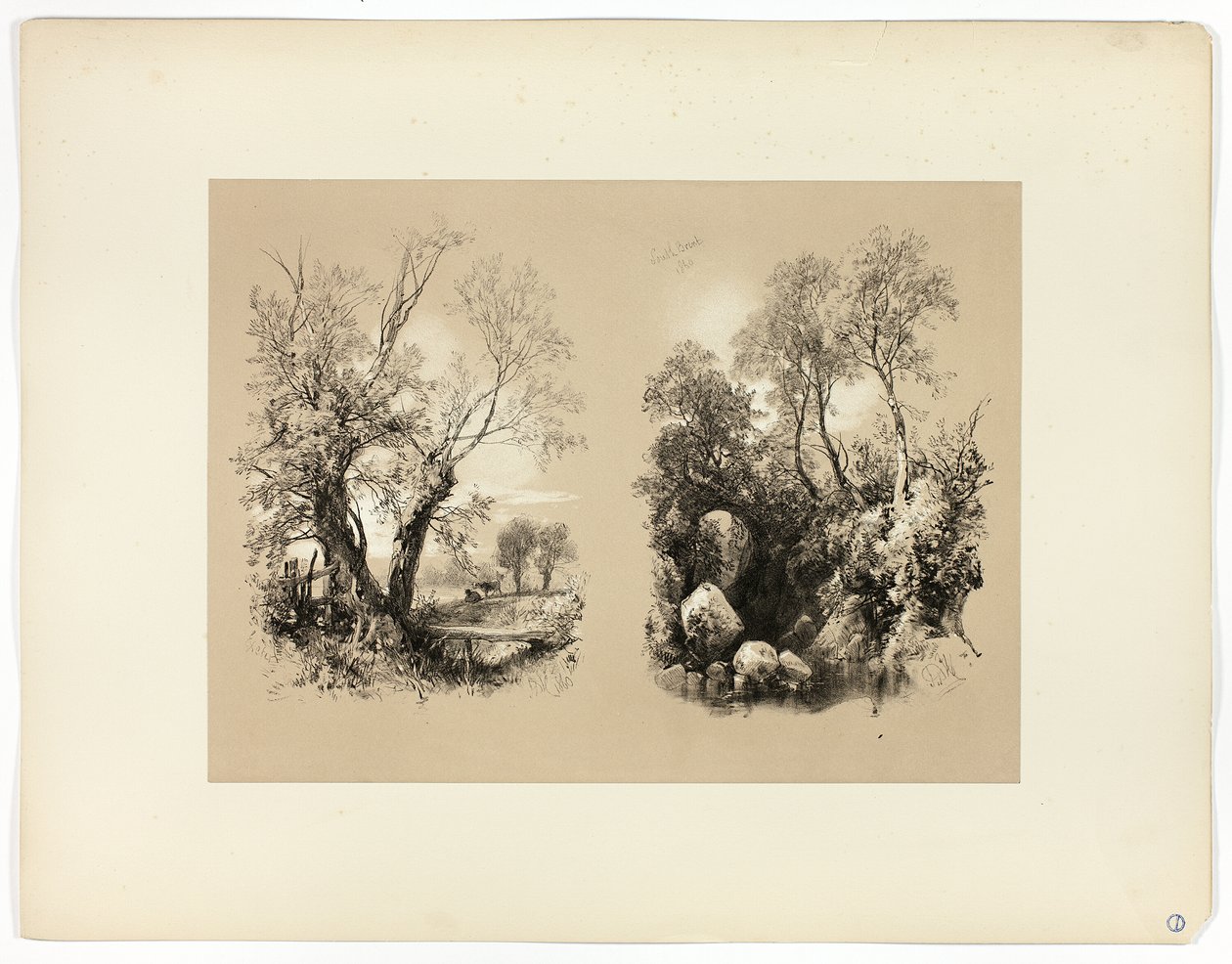 South Brent, uit Picturesque Selections door James Duffield Harding
