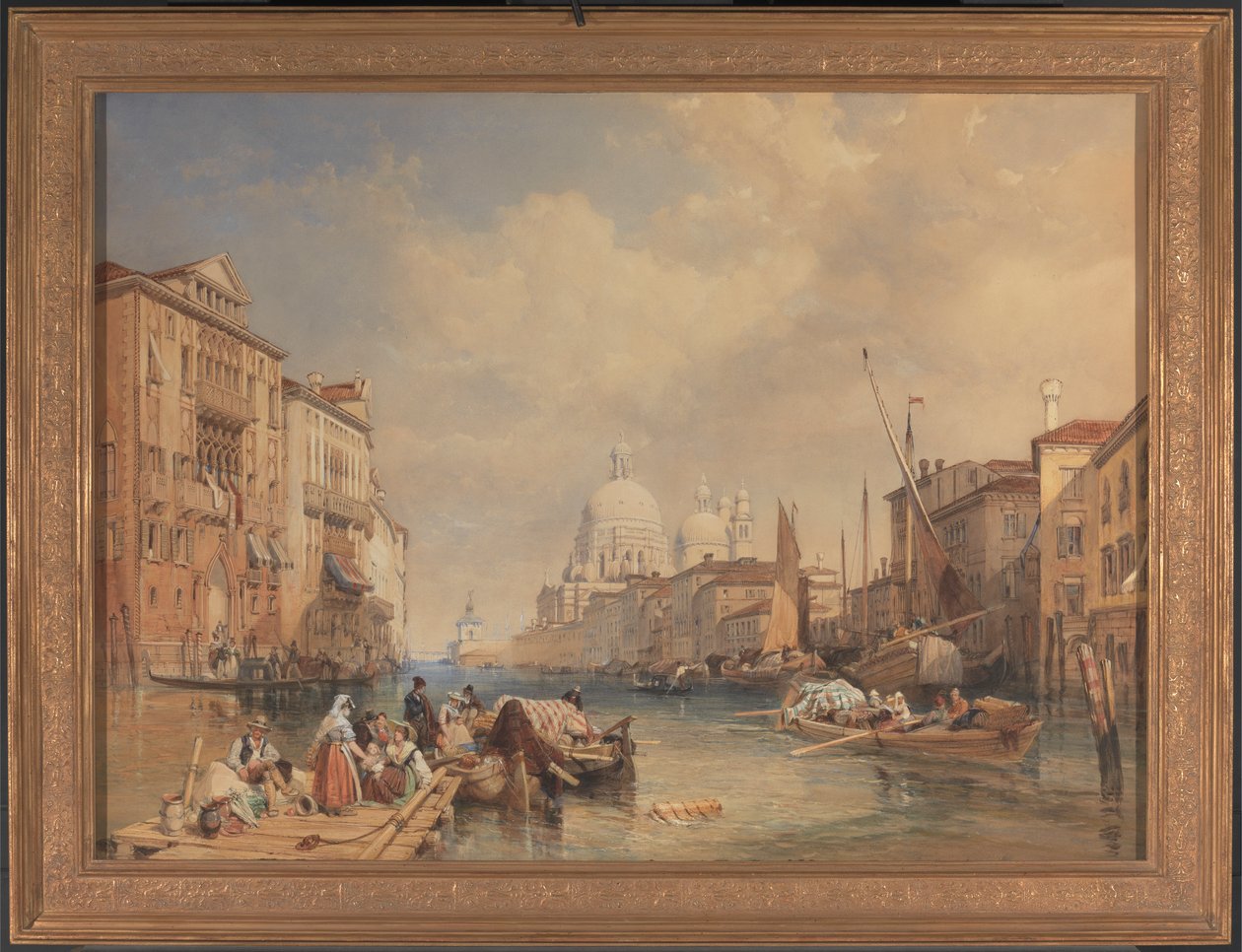 Het Canal Grande, Venetië door James Duffield Harding