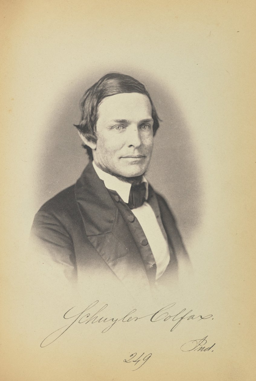 Schuyler Colfax door James Earle McClees