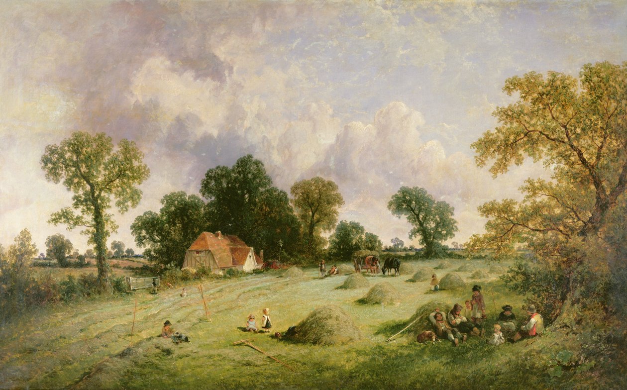 Hooien in Hampshire door James Edwin Meadows
