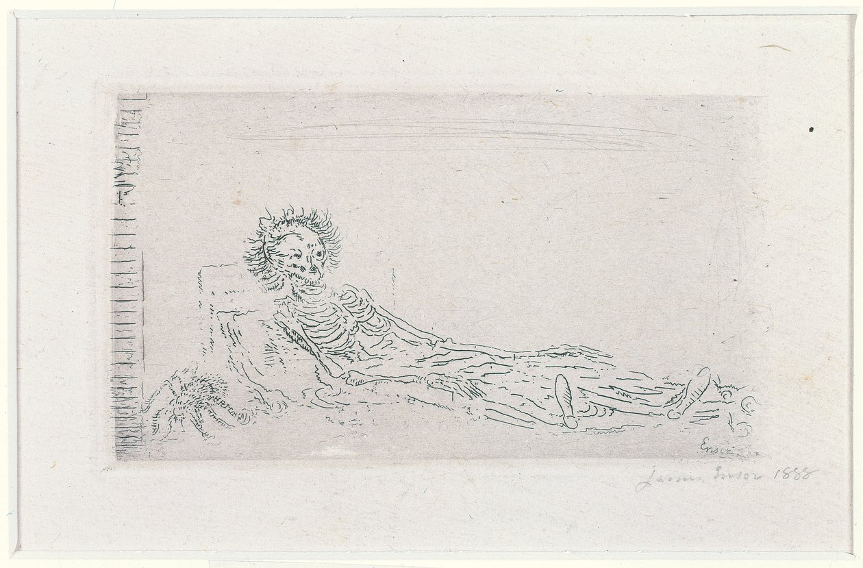 Mijn portret in 1960 door James Ensor