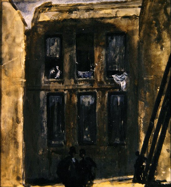 Straatscène door James Ferrier Pryde