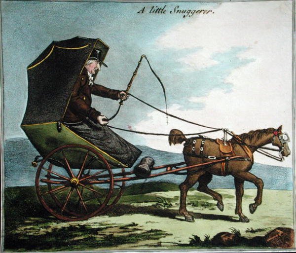 Een Kleine Snuggerer door James Gillray