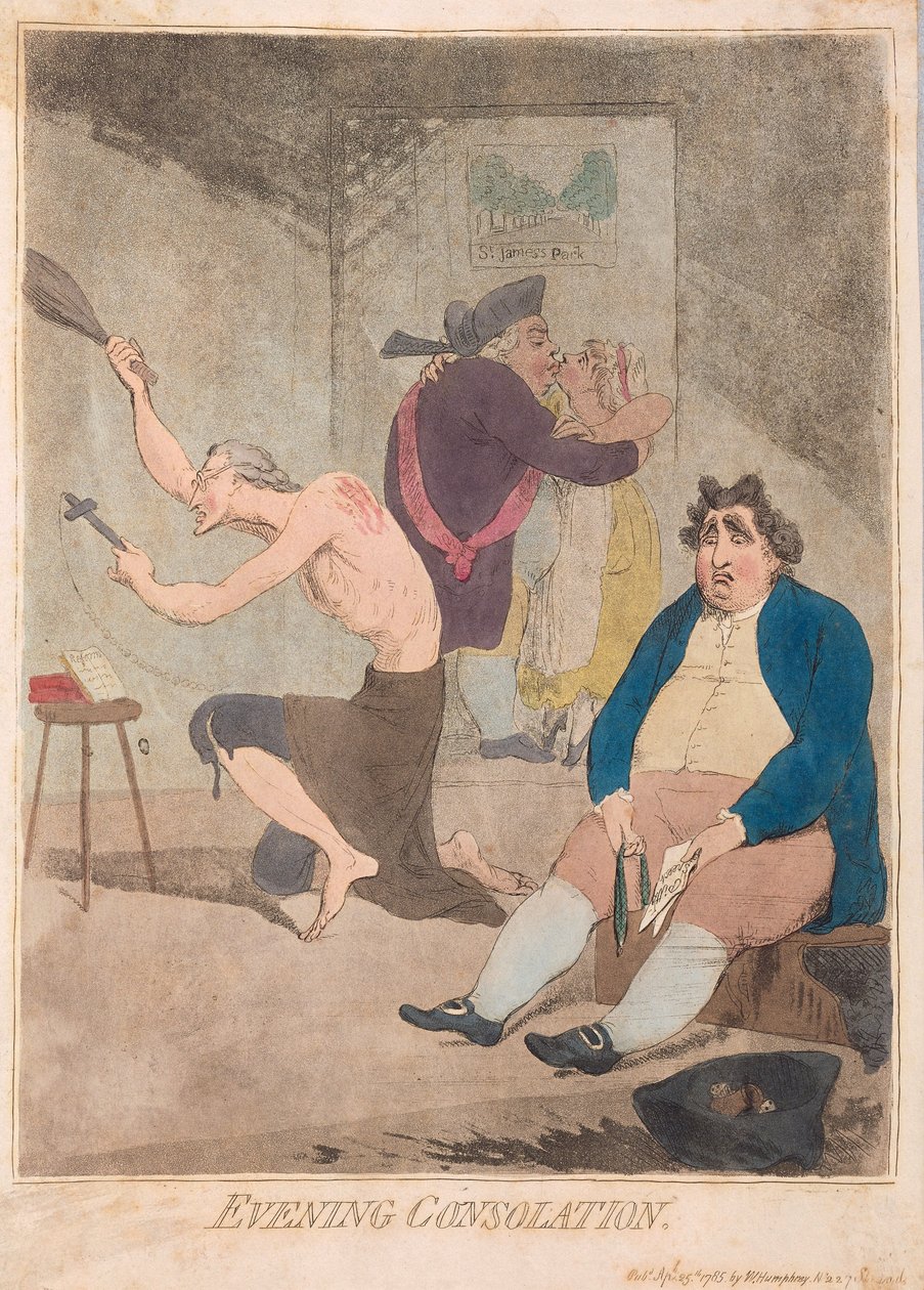 Avondtroost door James Gillray