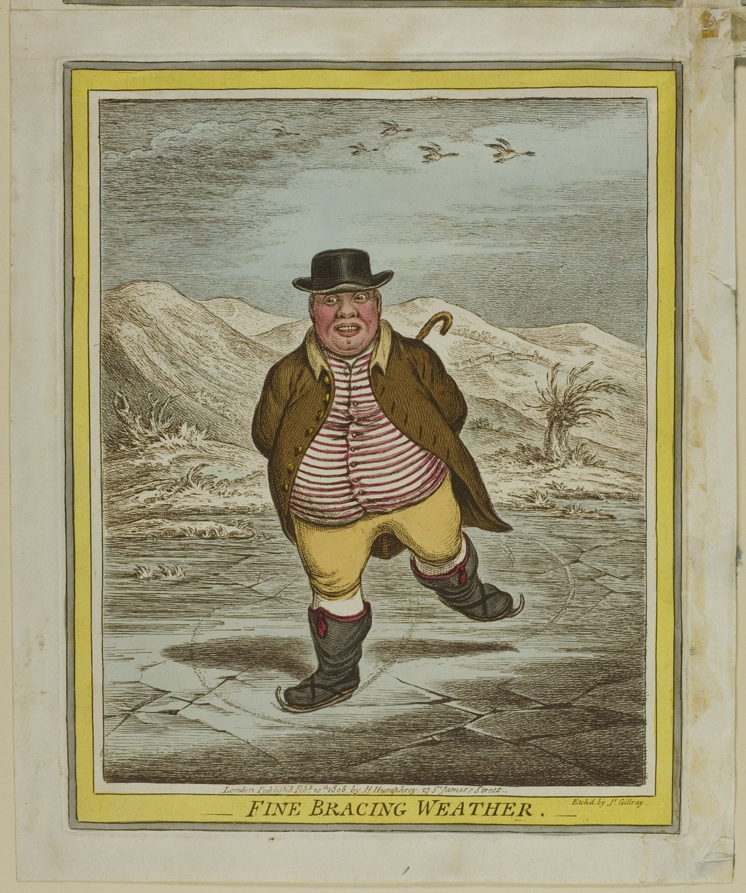 Fijn Bracing Weer door James Gillray