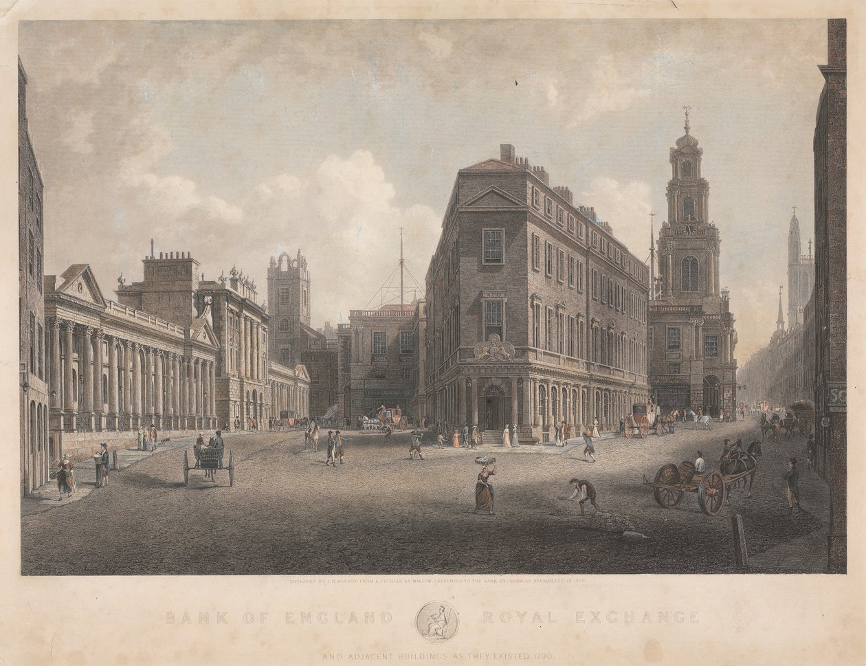Bank of England Royal Exchange door James H. Kernot