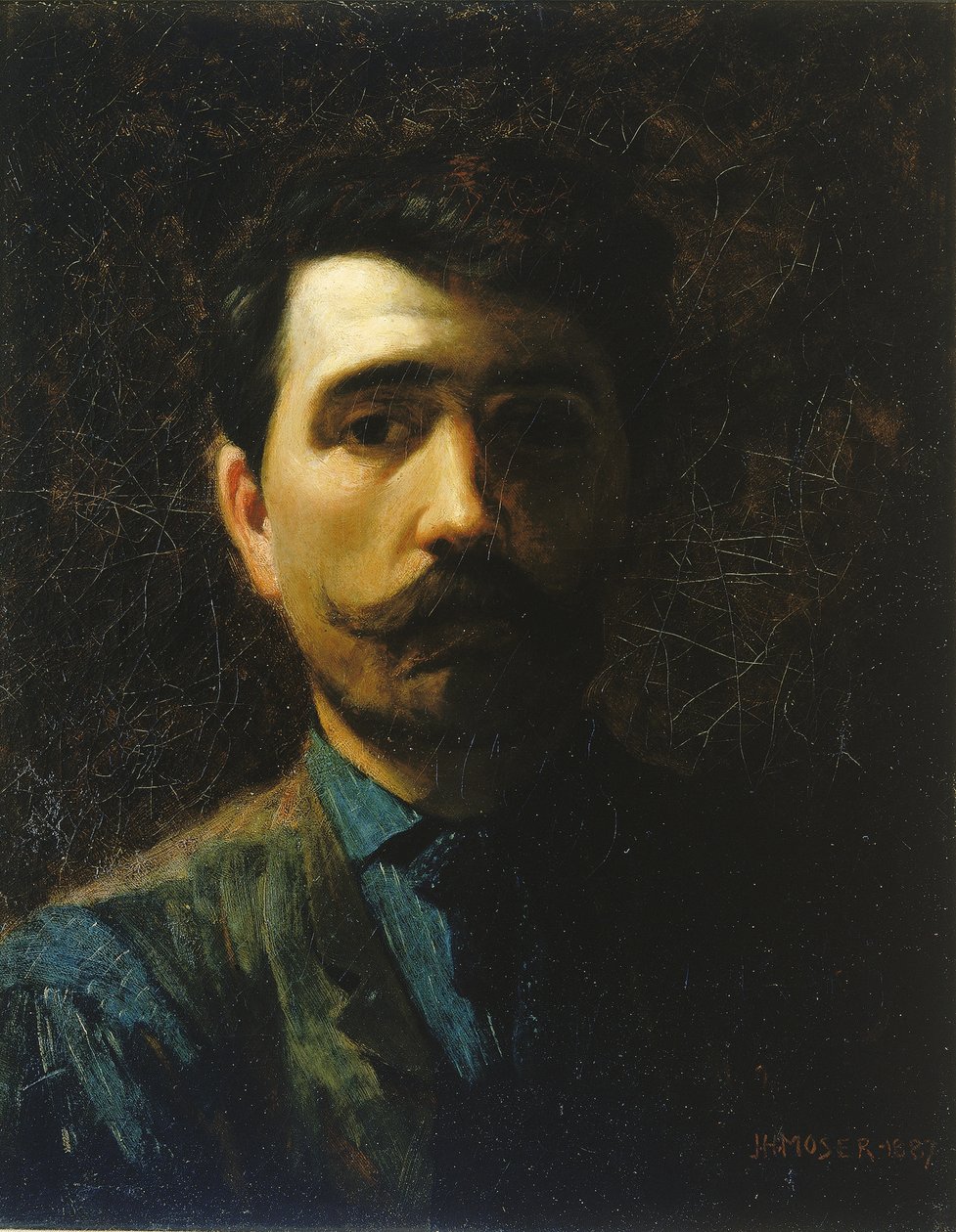 Zelfportret door James Henry Moser