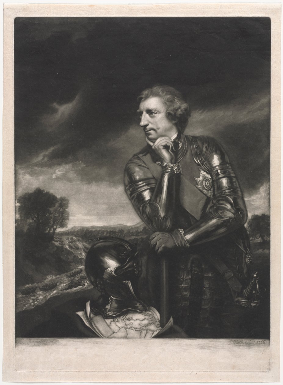 Sir Jeffrey Amherst, 1766 door James I. Watson
