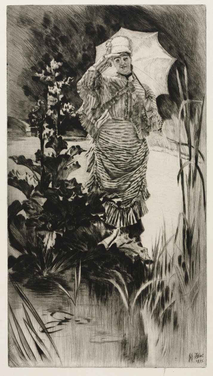 Lentemorgen door James Jacques Joseph Tissot