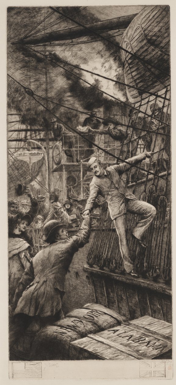 Twee vrienden door James Jacques Joseph Tissot