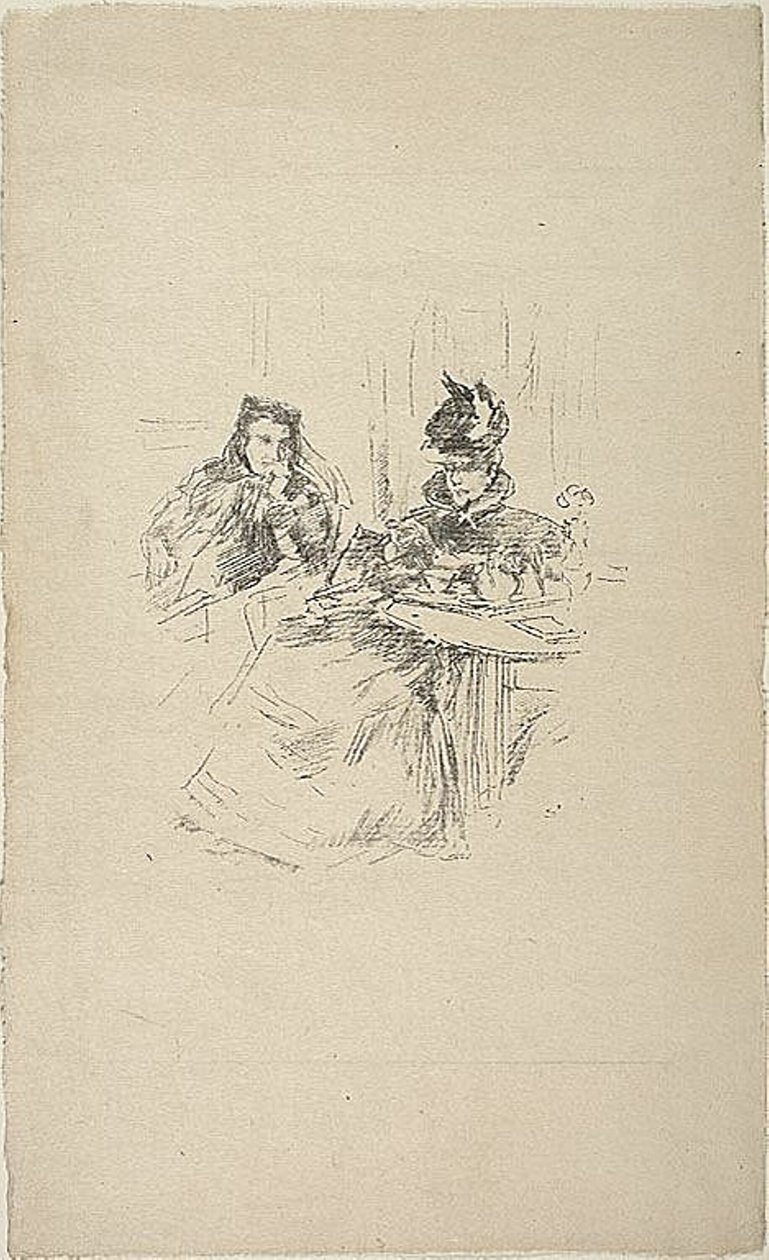 Middagthee door James Abbott McNeill Whistler