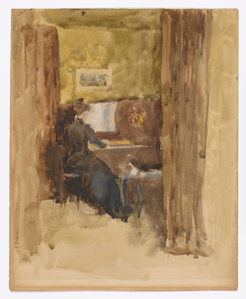 Bravura in bruin door James Abbott McNeill Whistler