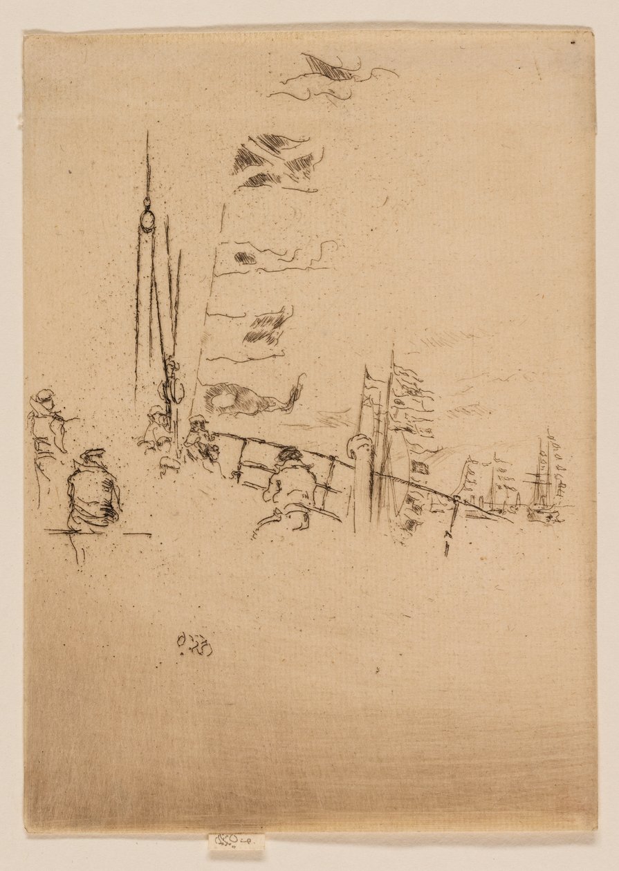 Vlaggetjesdag door James Abbott McNeill Whistler