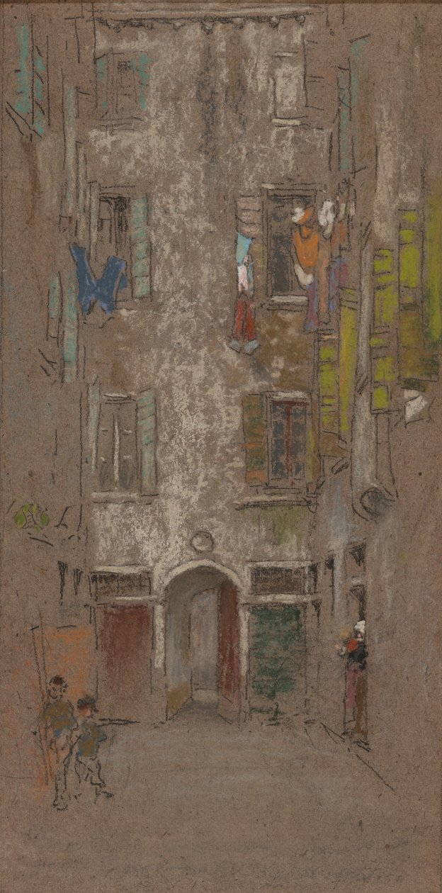 Paradiso Hof door James McNeill Whistler
