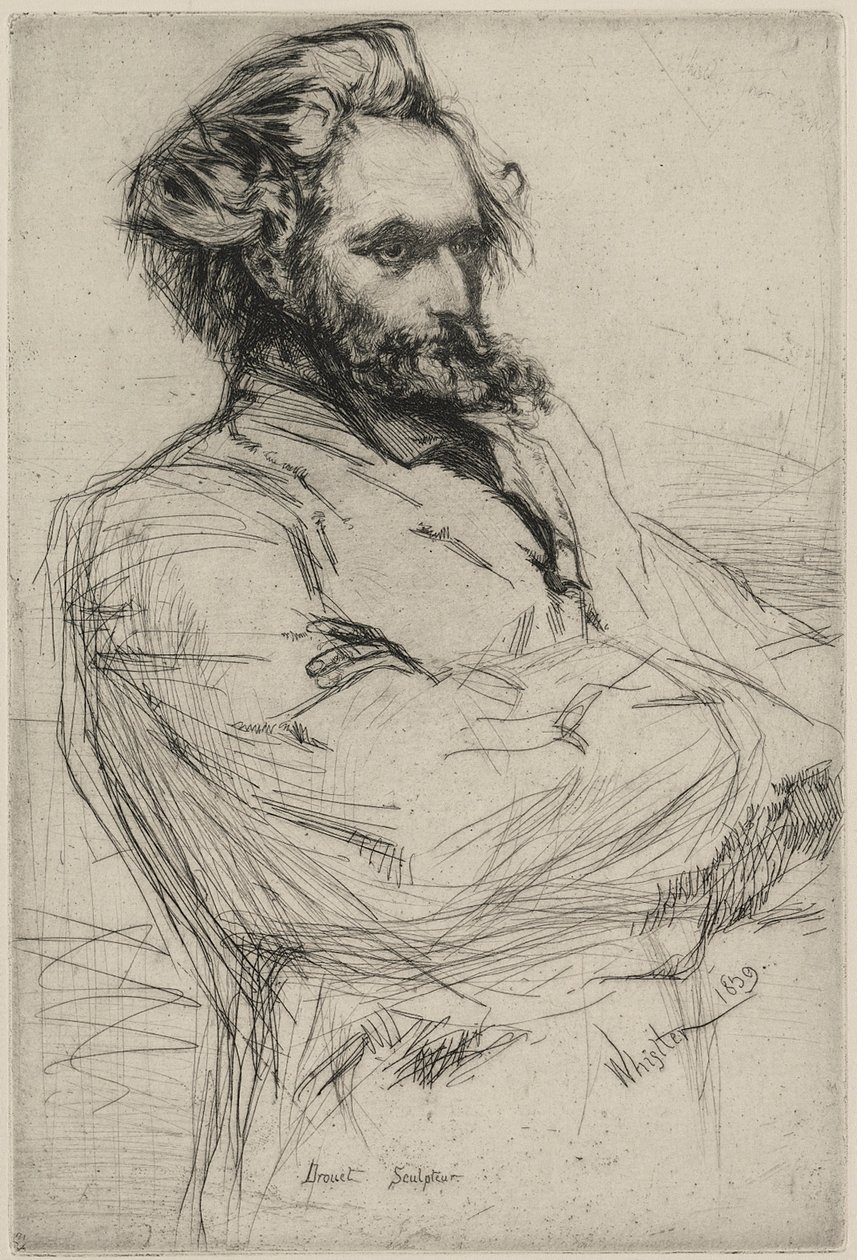 Drouet door James McNeill Whistler