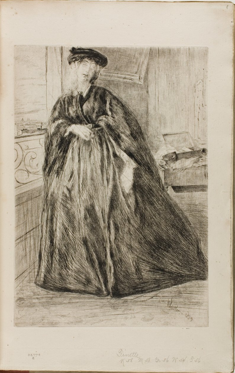 Finette door James Abbott McNeill Whistler