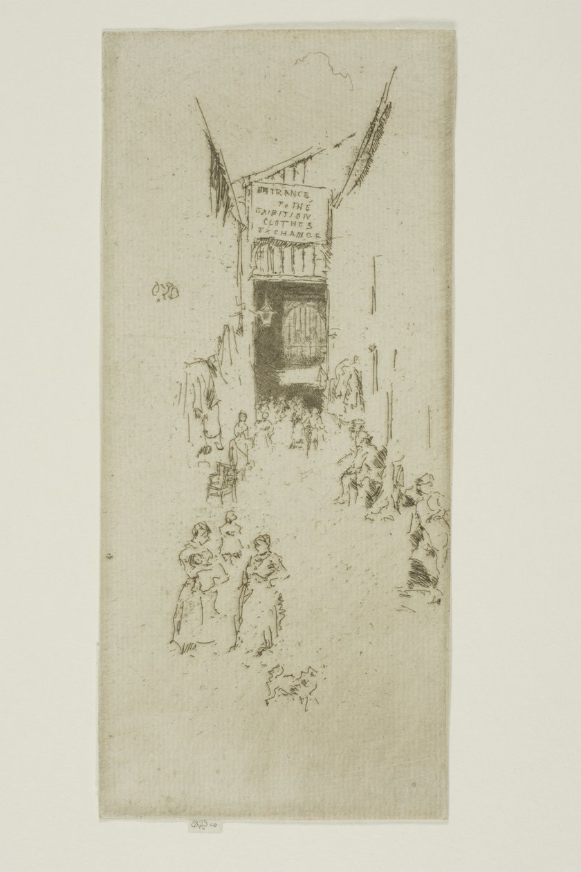 Fleur-de-lys Passage door James Abbott McNeill Whistler