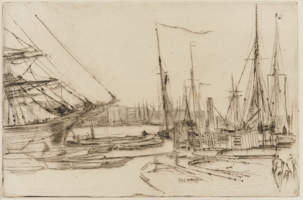 Van Billingsgate door James Abbott McNeill Whistler