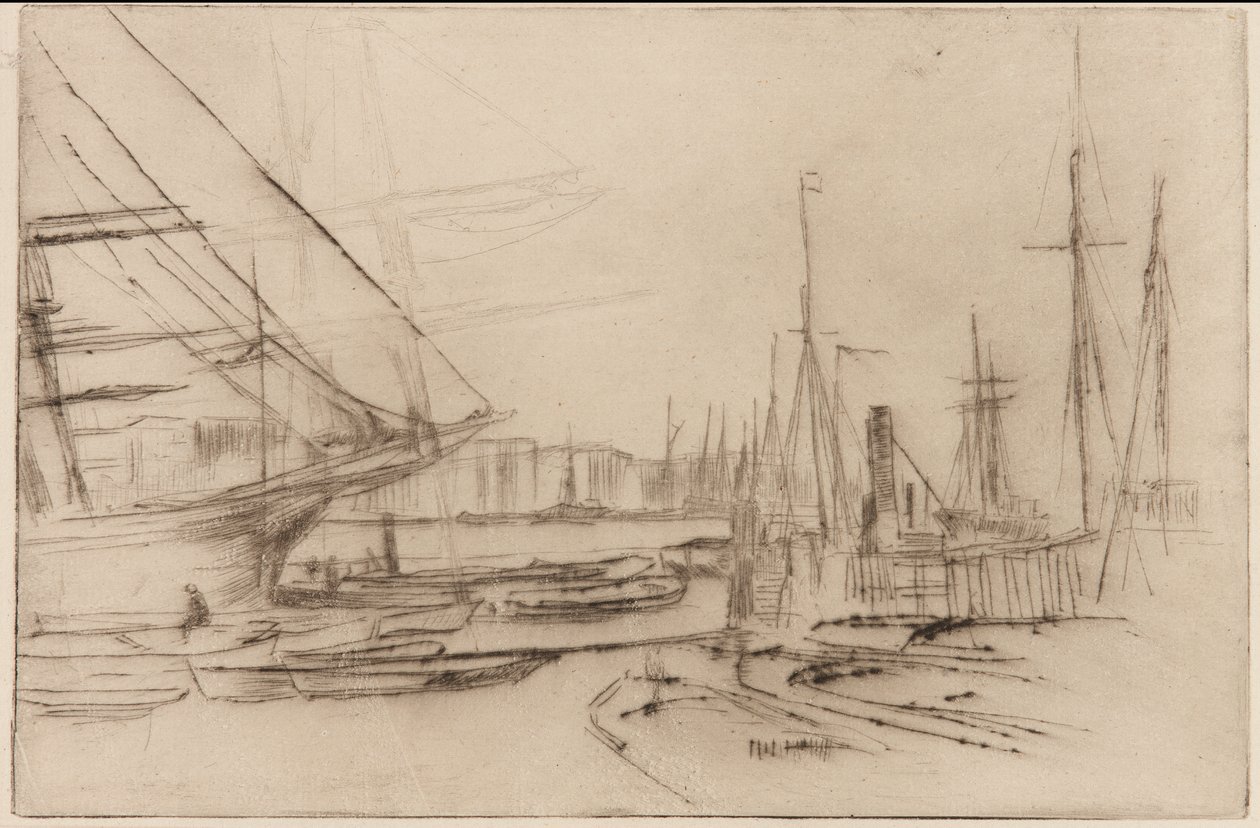 Van Billingsgate door James Abbott McNeill Whistler