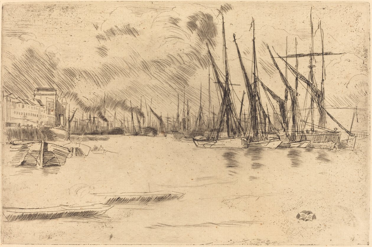 Van Pickle-Herring Trappen door James Abbott McNeill Whistler