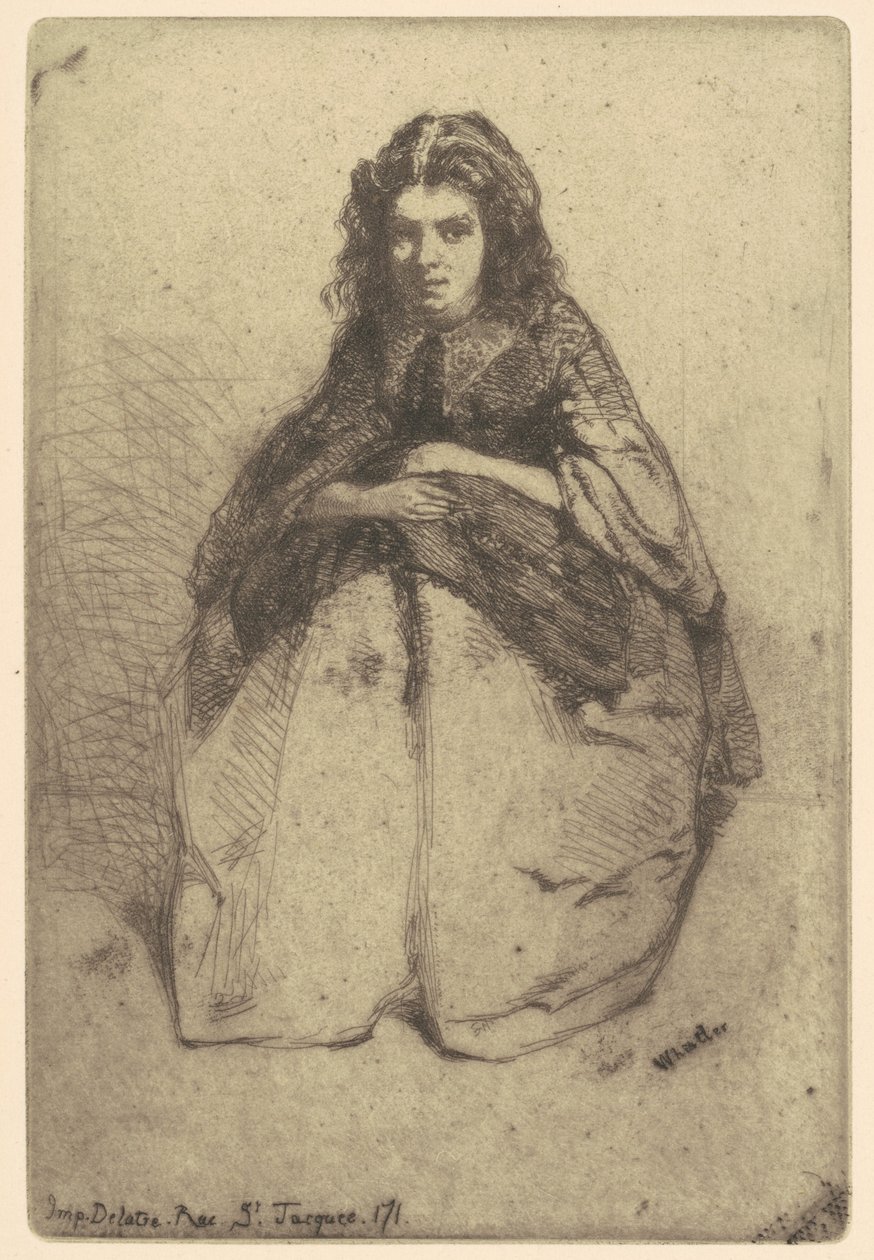 Fumette door James Abbott McNeill Whistler
