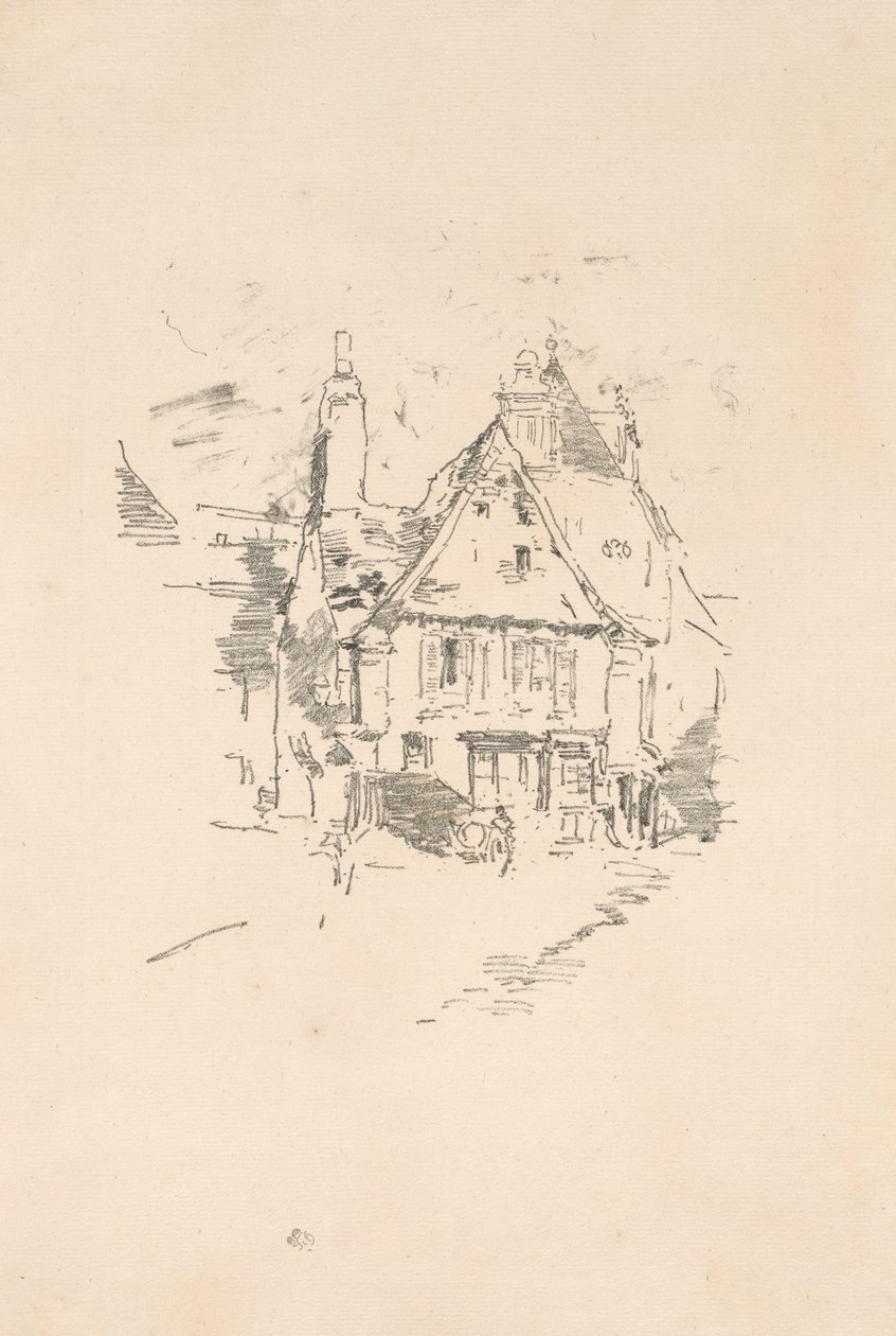 Geveldaken door James Abbott McNeill Whistler