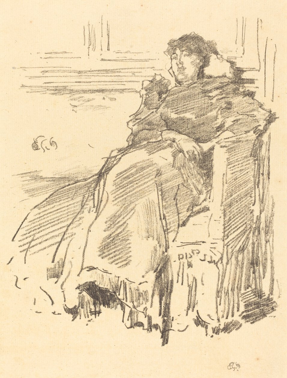 De Rode Jurk door James Abbott McNeill Whistler