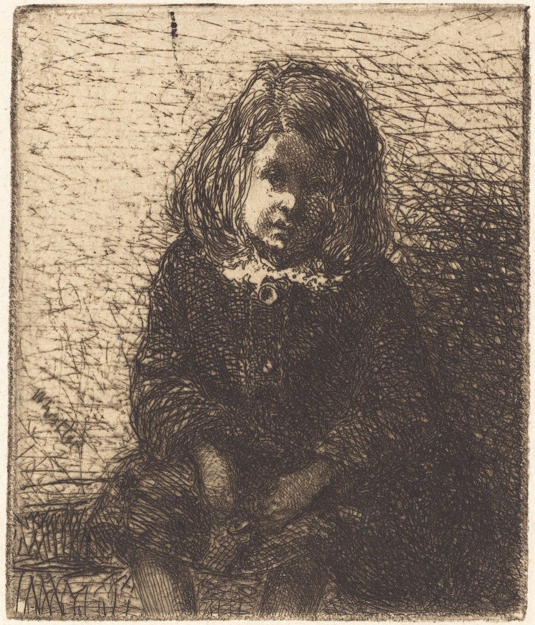 Kleine Arthur door James Abbott McNeill Whistler