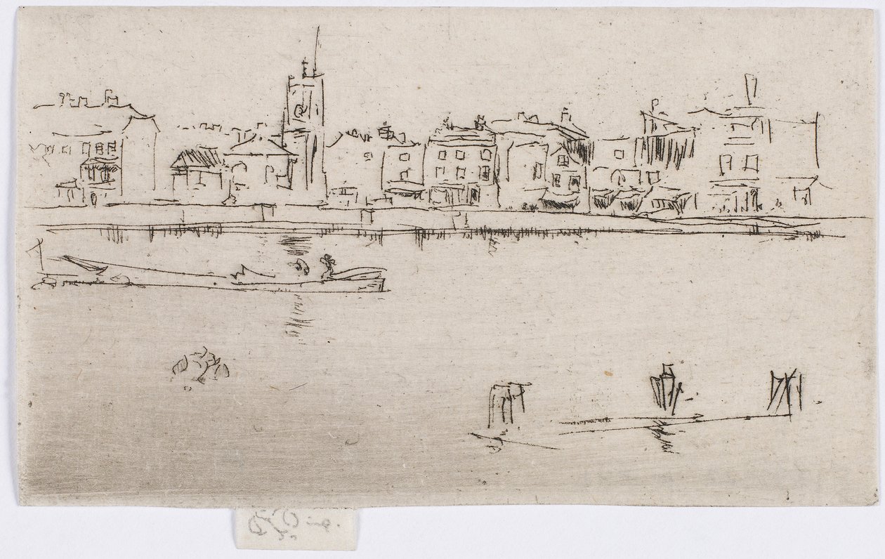 Kleine Chelsea (Memorial) door James Abbott McNeill Whistler