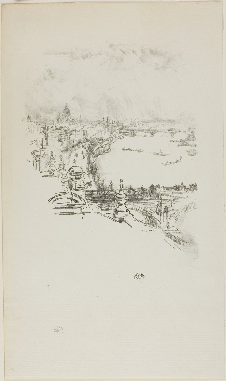 Klein Londen door James McNeill Whistler