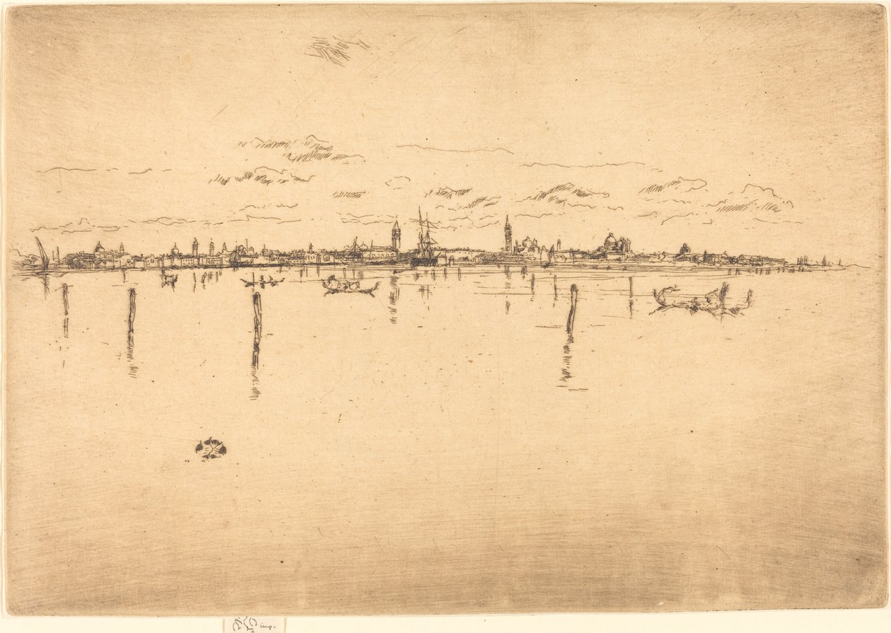 Klein Venetië door James Abbott McNeill Whistler