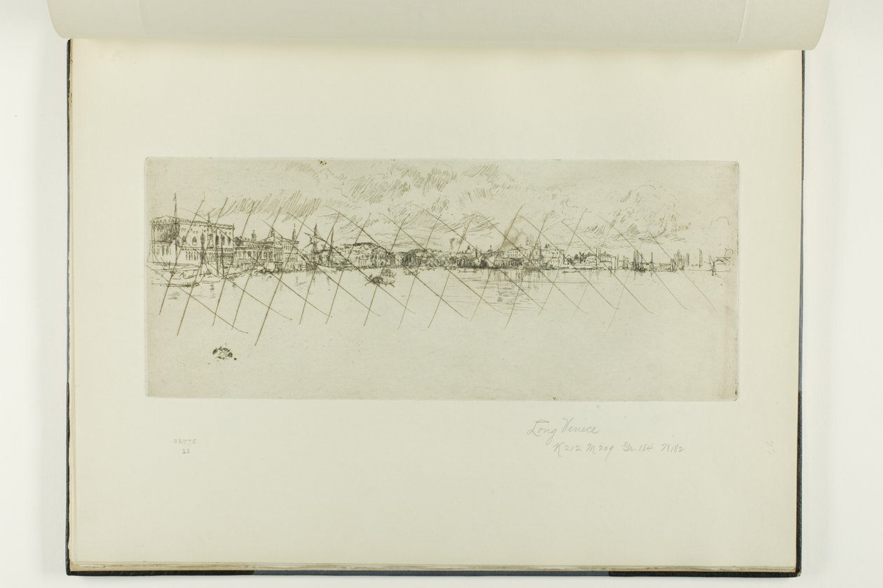 Lang Venetië door James McNeill Whistler