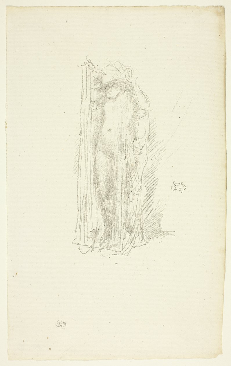 Model draperen door James Abbott McNeill Whistler