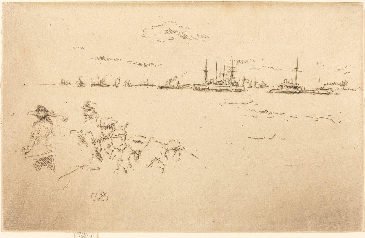 Monitoren door James Abbott McNeill Whistler