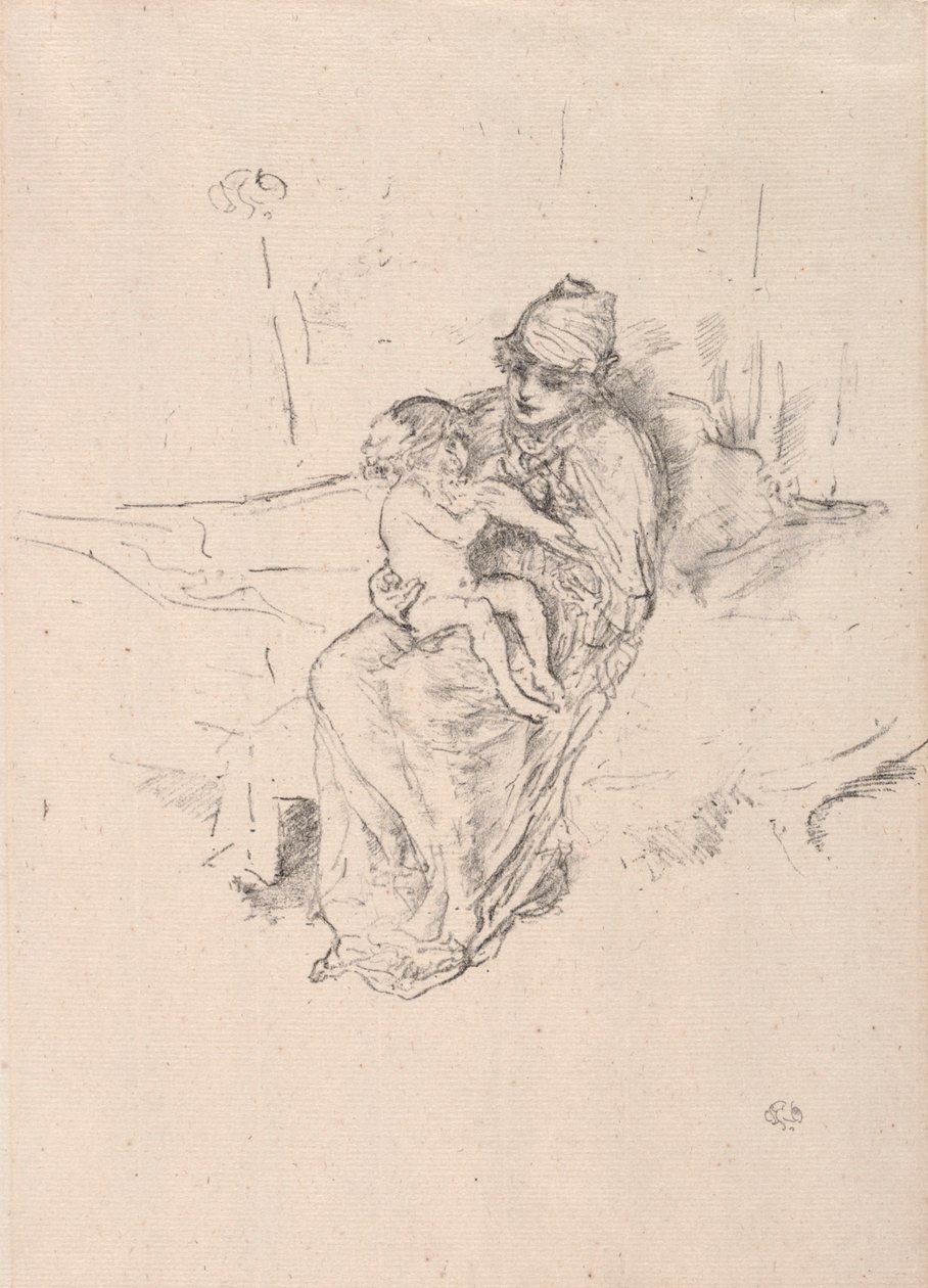 Moeder en kind, nr. 1 door James McNeill Whistler