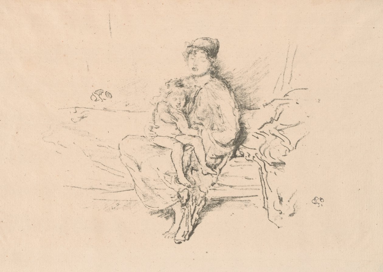 Moeder en kind, nr. 2 door James McNeill Whistler