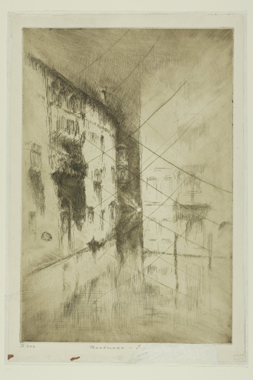 Nocturne: Paleizen door James Abbott McNeill Whistler