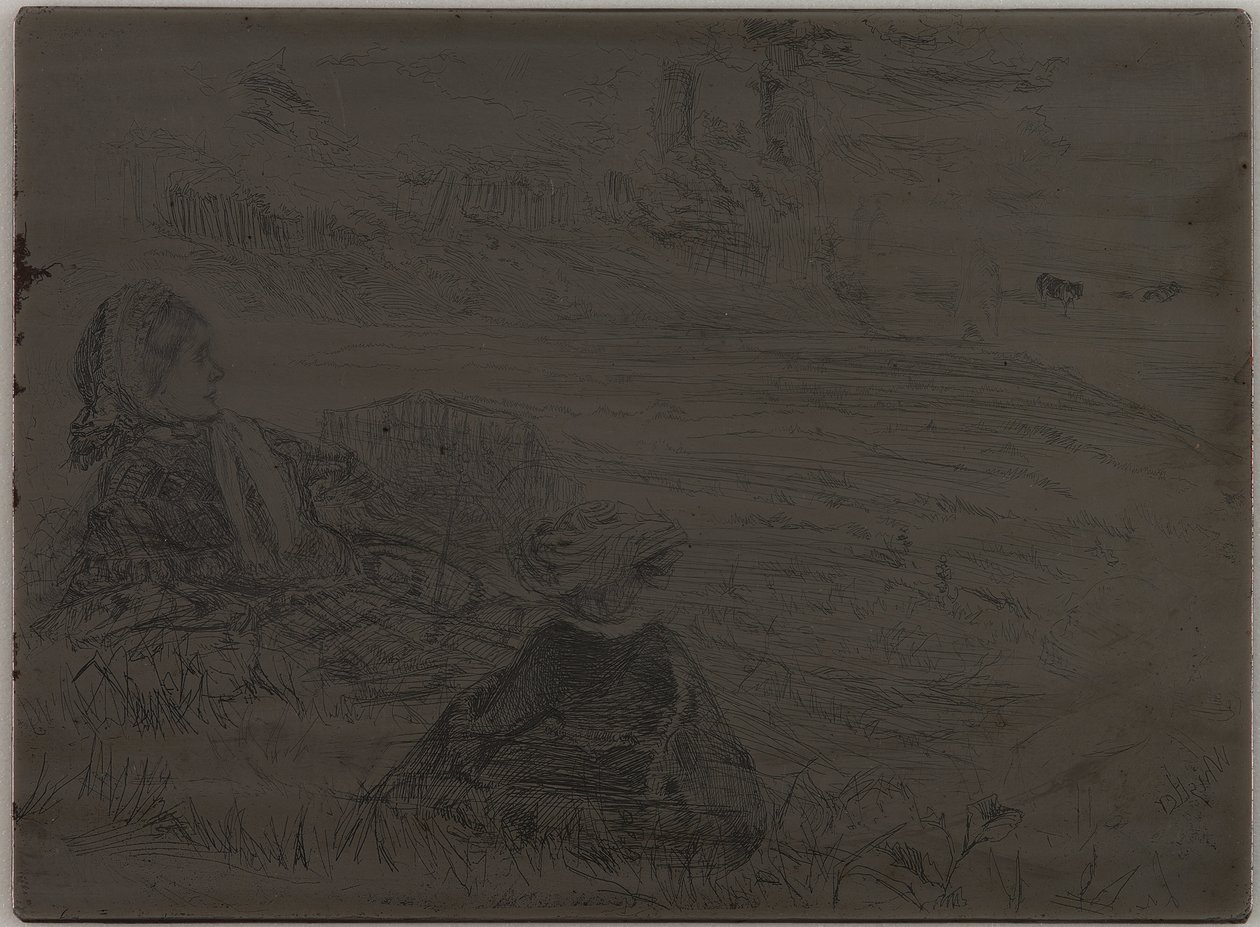 Kindermeisje en Kind door James Abbott McNeill Whistler