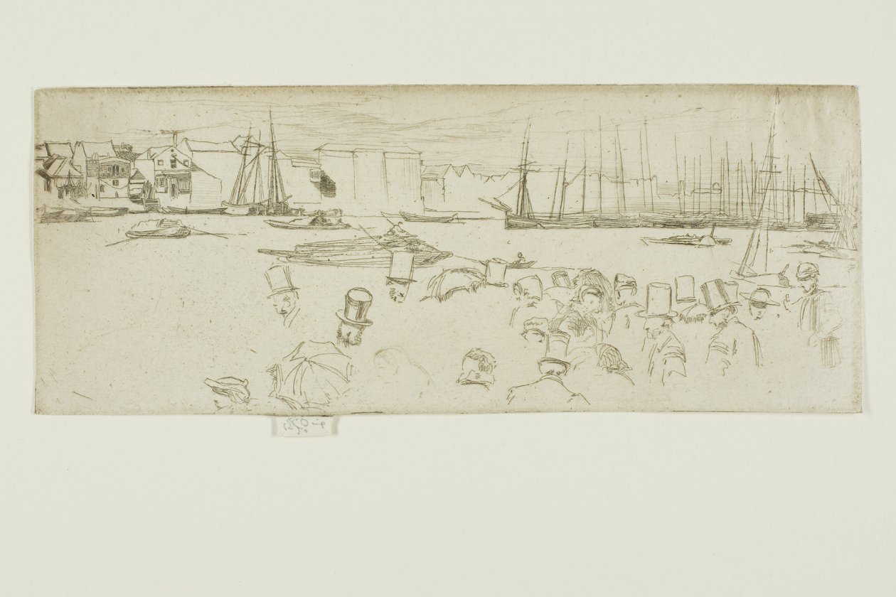 Goedkope Passagiers, Limehouse door James Abbott McNeill Whistler