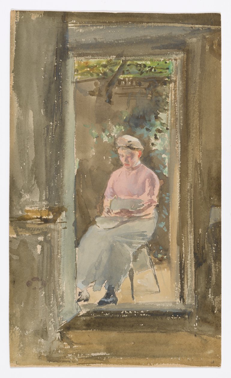 Roze Nota - Erwten Doppen door James Abbott McNeill Whistler