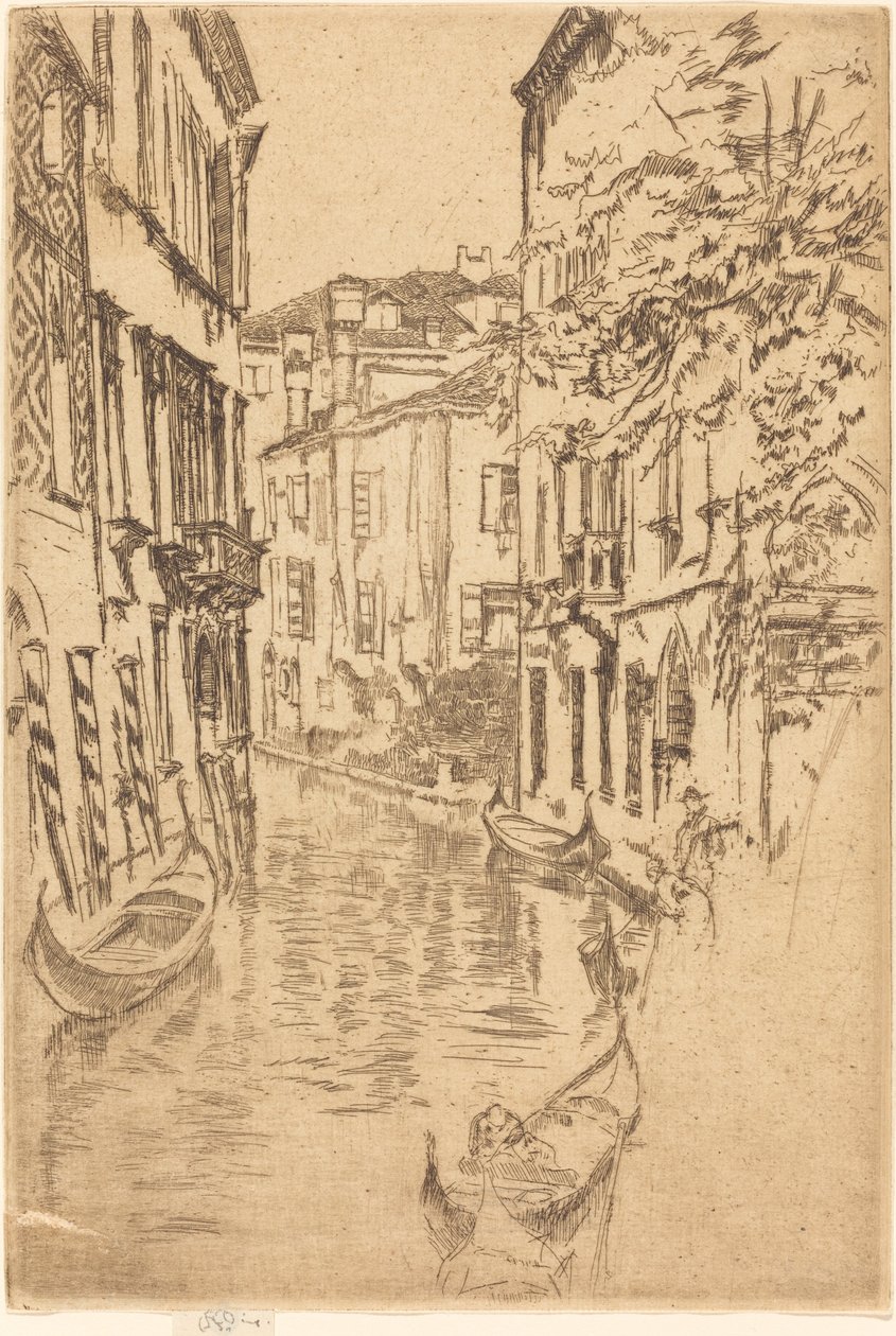 Rustig Kanaal door James Abbott McNeill Whistler