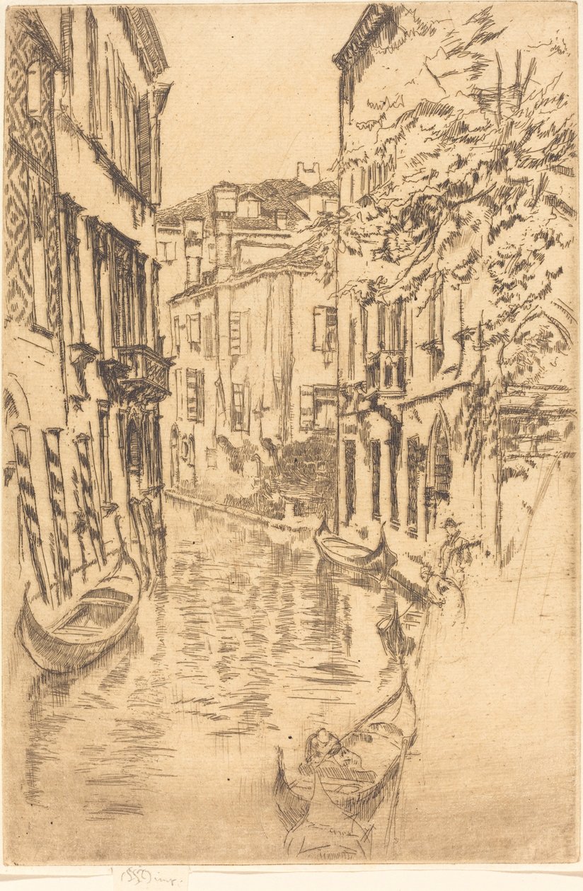 Rustig Kanaal door James Abbott McNeill Whistler