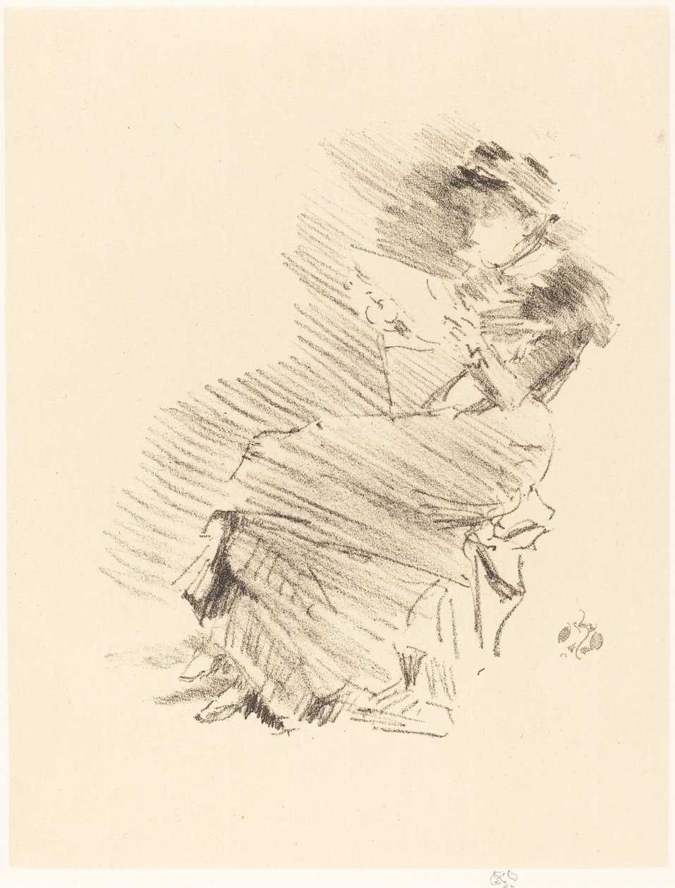 Lezen door James Abbott McNeill Whistler