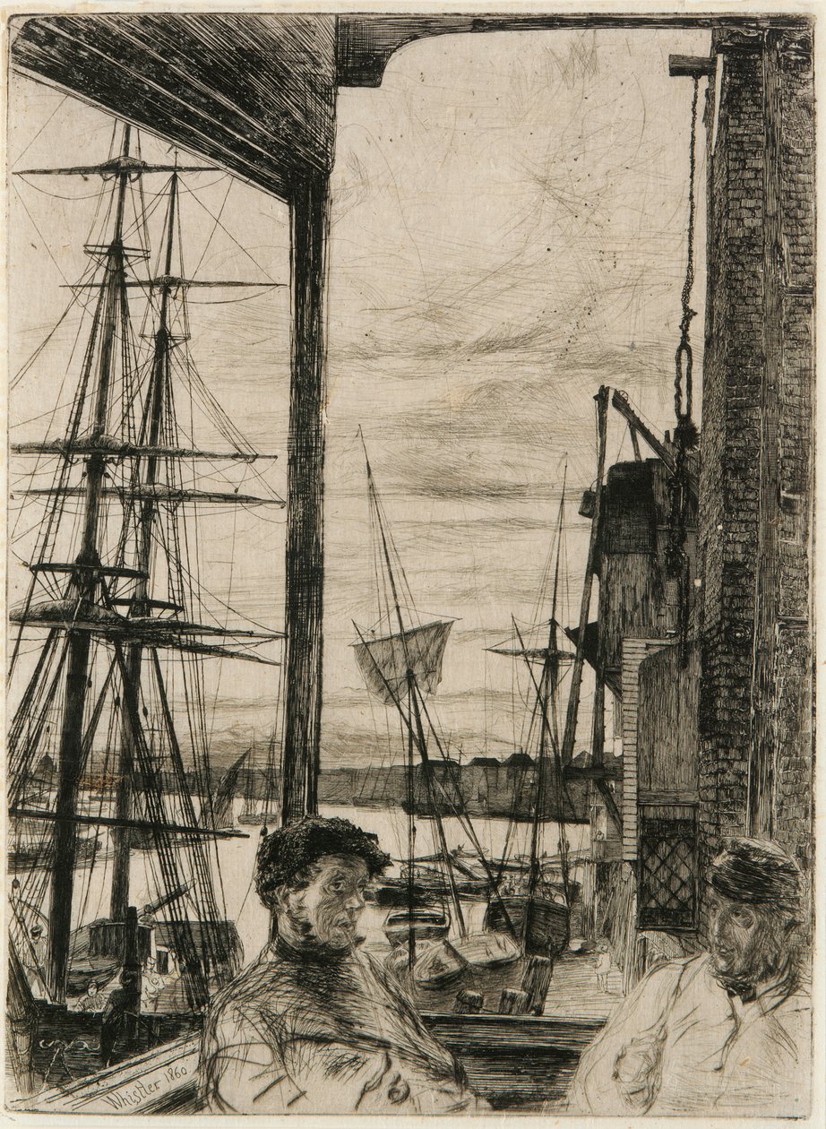 Rotherhithe door James Abbott McNeill Whistler