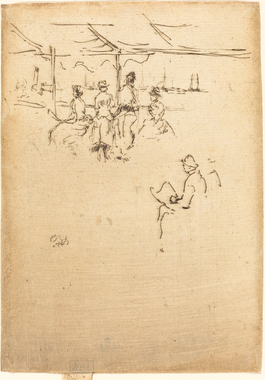 Ryde Pier door James Abbott McNeill Whistler